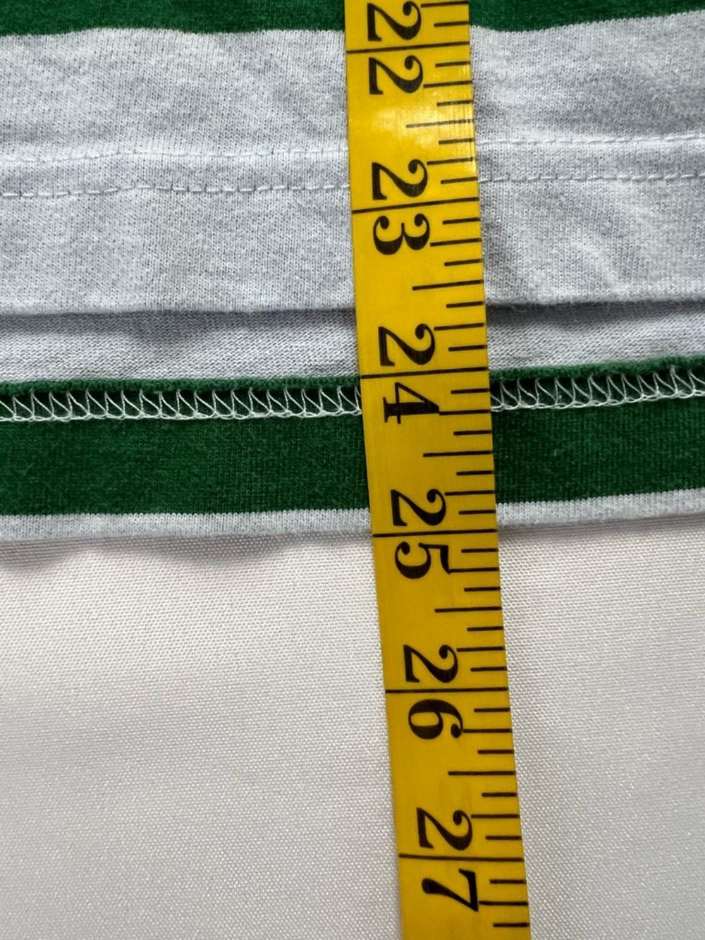 J. Crew Always Green, Blue & White Long Sleeve Rugby Polo Shirt - Picture 9 of 11